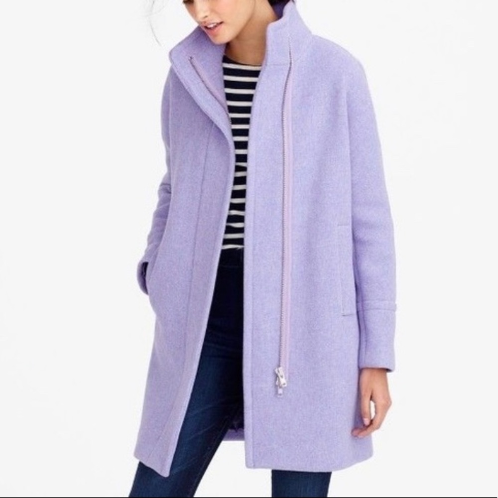 Lavender J Crew Coat